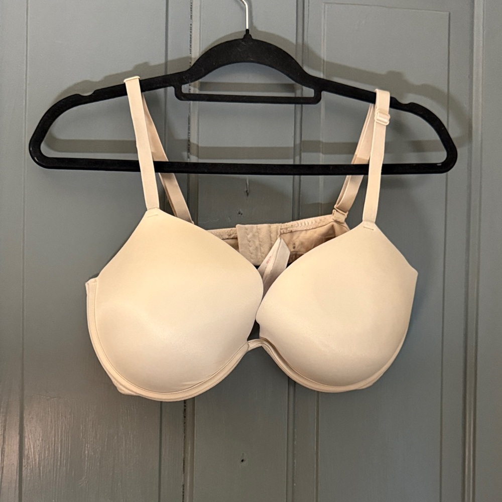 Set of 2 PINK Victoria's Secret Nude Cream Bra